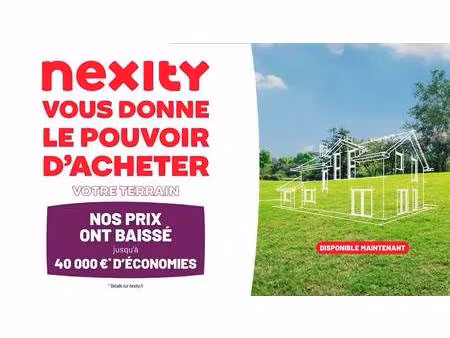 terrain constructible à vendre