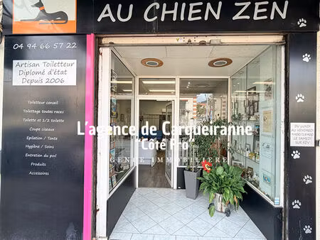 vente local commercial 3 pièces 34m2 carqueiranne 83320 - 35000 € - surface privée