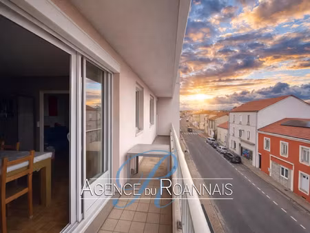 vente appartement 4 pièces 79 m² roanne (42300)