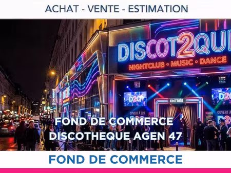 vente commerce 1 pièce 150 m² agen (47000)