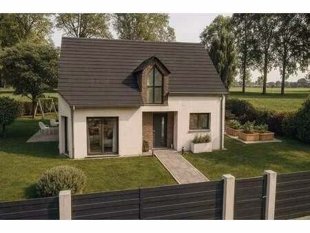 terrain avec maison neuve à vendre