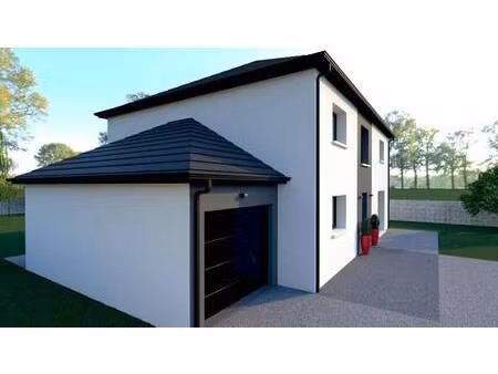 terrain avec maison neuve à vendre