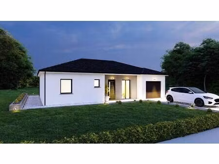 terrain avec maison neuve à vendre