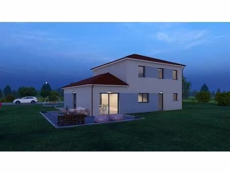 terrain avec maison neuve à vendre