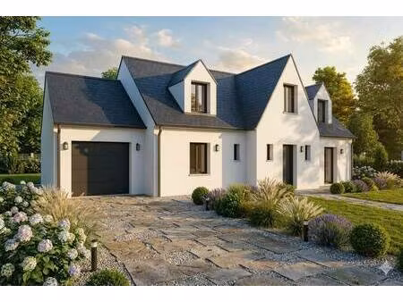 terrain avec maison neuve à vendre