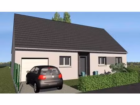 terrain avec maison neuve à vendre