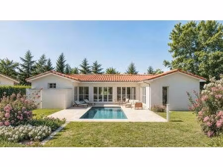 terrain avec maison neuve à vendre