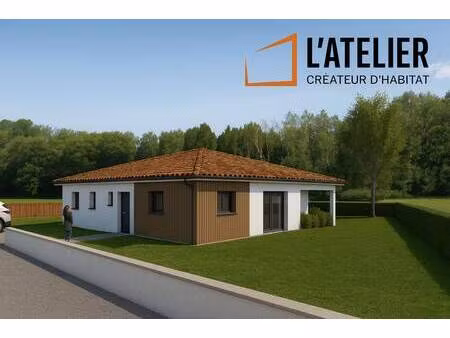 terrain avec maison neuve à vendre