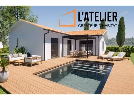 terrain avec maison neuve à vendre