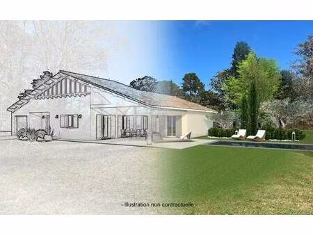 terrain avec maison neuve à vendre