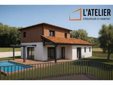 terrain avec maison neuve à vendre