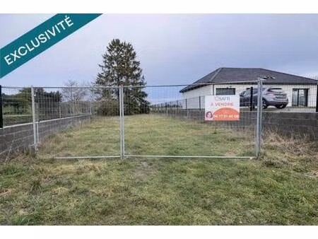 terrain constructible viabilisé à vendre