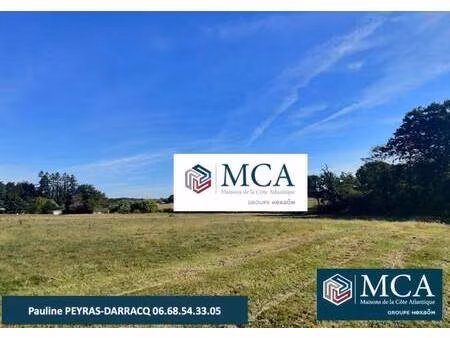 terrain constructible viabilisé à vendre