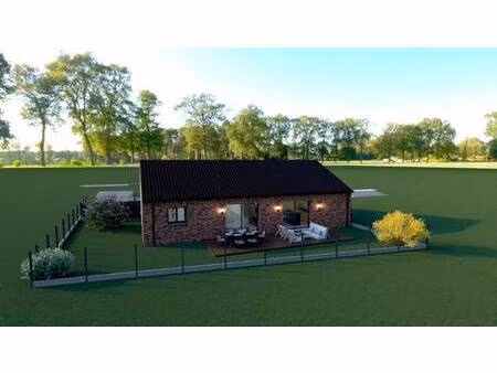 terrain avec maison neuve à vendre