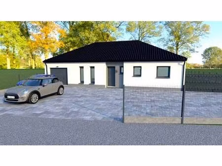 terrain avec maison neuve à vendre