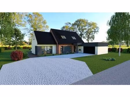 terrain avec maison neuve à vendre