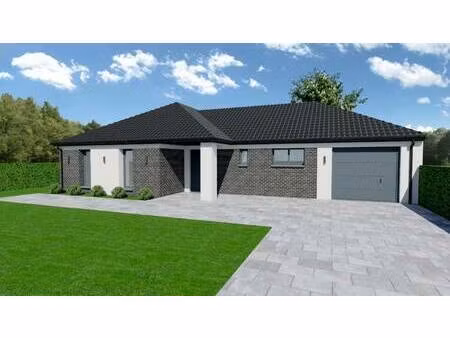 terrain avec maison neuve à vendre