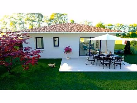 terrain avec maison neuve à vendre