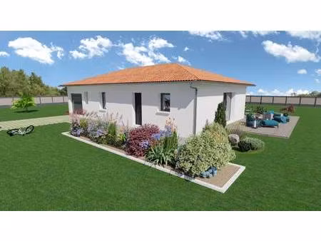 terrain avec maison neuve à vendre