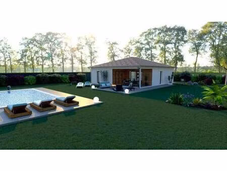 terrain avec maison neuve à vendre