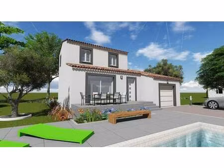 terrain avec maison neuve à vendre