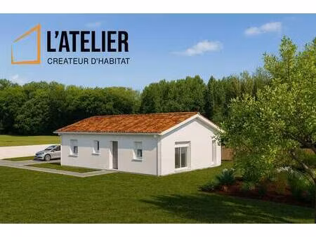 terrain avec maison neuve à vendre