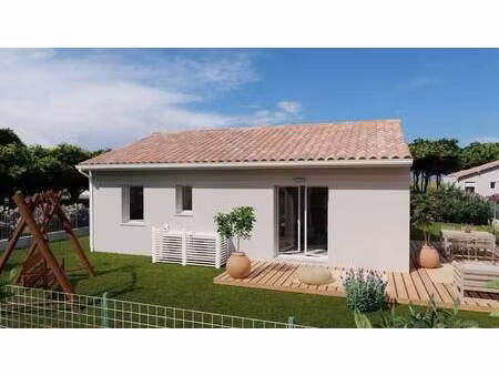 terrain avec maison neuve à vendre