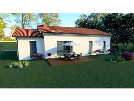 terrain avec maison neuve à vendre