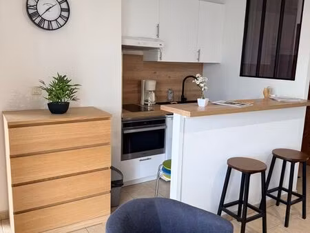 proche hôpital louis pasteur - studio meublé 21 m² – terrasse & parking inclus