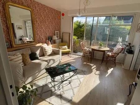 appartement meublé 45 m² traversant – tout compris – balcon  jardin et parking – caen cent