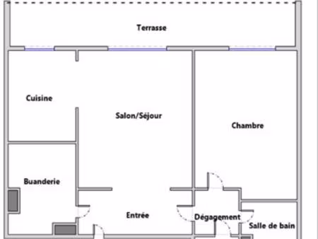 vends appartement 2 pièces