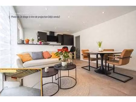 appart 2 ch complètement rénové petite copro