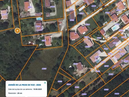 terrain bas-pays chemin hippodrome 500m2 a viabilisé