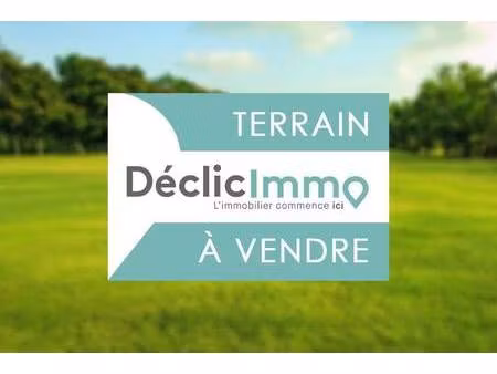 terrain constructible viabilisé à vendre