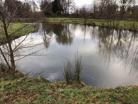 étang sur terrain de loisirs