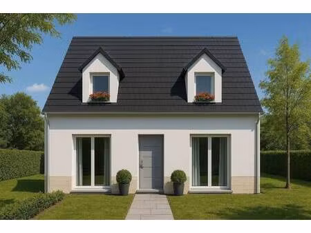 terrain avec maison neuve à vendre