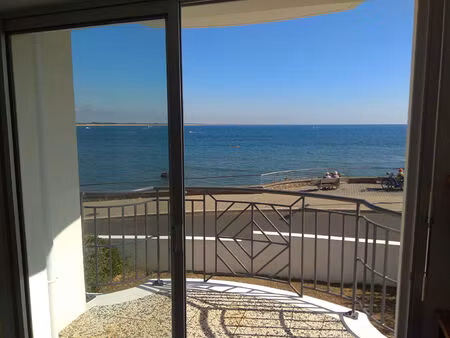 saint gilles croix de vie superbe vue mer  appartement t2  1 chambre  avec balcon et garag