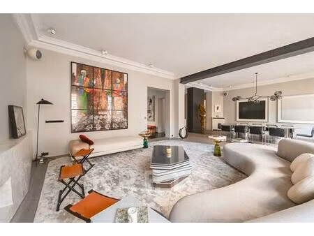 appartement de réception à deux pas de l'elysée par l'architecte