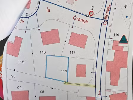 vente terrain à batir 307 m² à saint-pavace (72190)  55 000 €