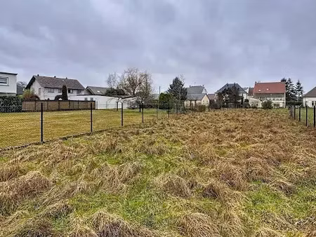 vente terrain 696 m² à sarralbe (57430)  45 000 €