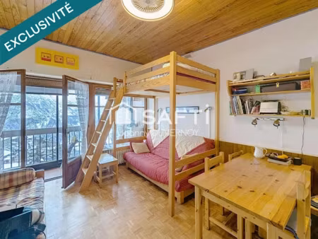 vente appartement 1 pièce 26 m² à orcières (05170)  90 000 €