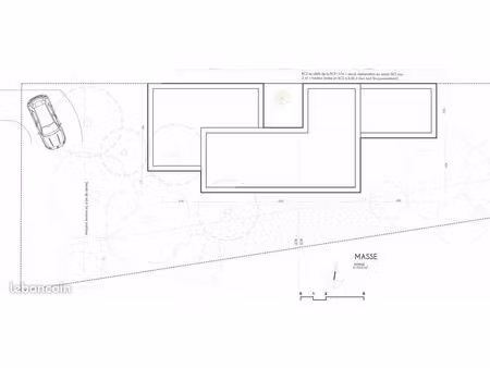 terrain 663 m² bouguenais