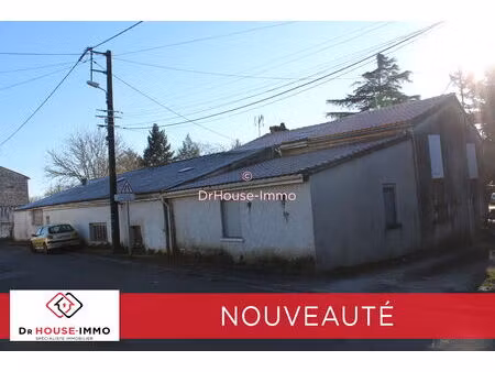 16160 gondpontouvre a vendre maison à rénover de 100 m ² et terrain de 1000 m²