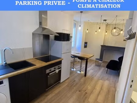 4 rue beranger t1 bis 22m² meublé refait à neuf climatiser / parking