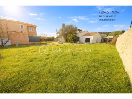 vente terrain 305 m² à frontignan (34110)  180 000 €