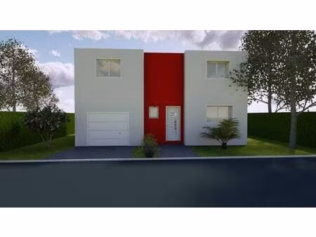 terrain avec maison neuve à vendre