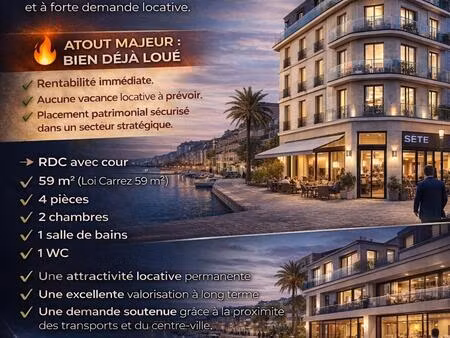 investissement – emplacement n°1 à sète