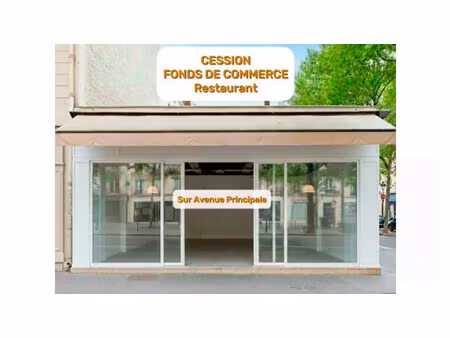 cession fonds de commerce - restaurant - les lilas