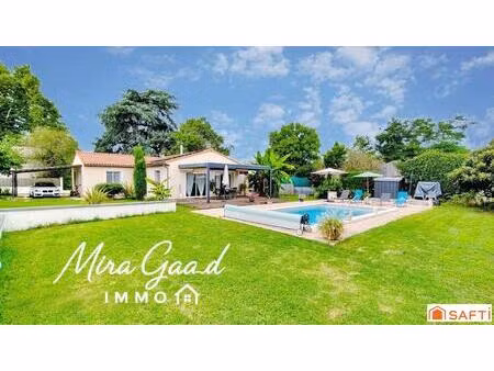 deux maisons t4 110m2 + t2 55m2 avec piscine et 1500m2 terrain
