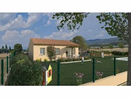 terrain avec maison neuve à vendre